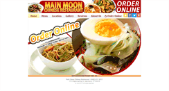Desktop Screenshot of mainmoonchinese.com